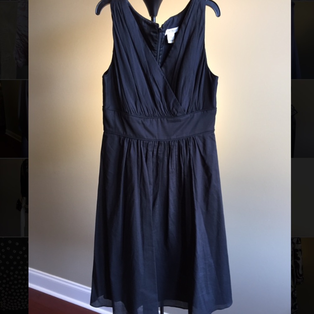 Black, Summer Dress / A-line Skirt / Cotton - Sz 8